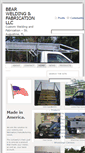 Mobile Screenshot of bearwelding.us